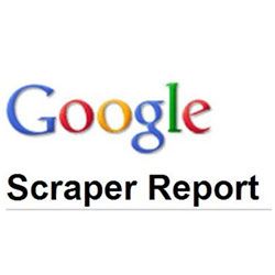 Google принимает жалобы на копипастеров Scraper Report